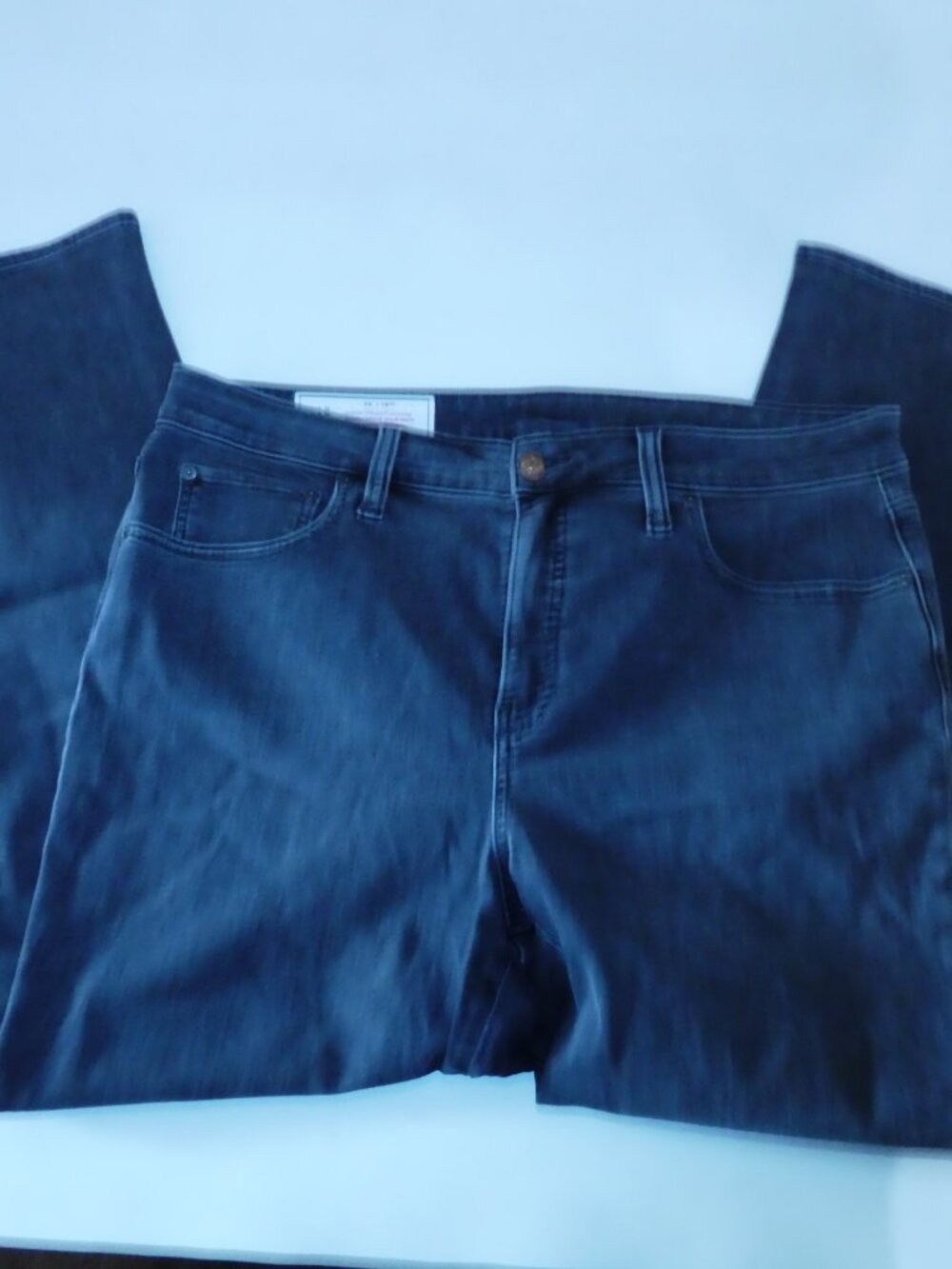 Gap High Rise Classic Straight Jeans - ABSOLUTE BLACK